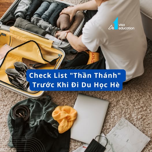 Check list thần thánh trước khi đi du học hè