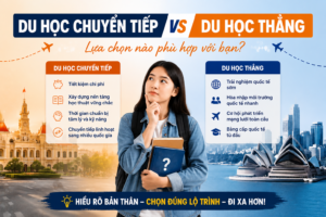 Du học chuyển tiếp và du học thẳng lựa chọn nào phù hợp cho bạn ?