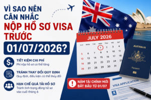 Vì sao nên cân nhắc nộp hồ sơ Visa trước ngày 01/07/2026