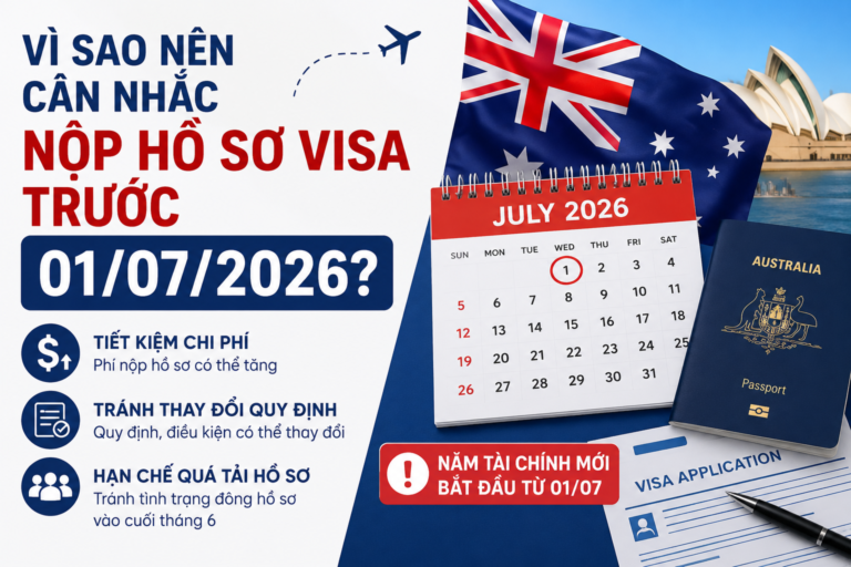 Vì sao nên cân nhắc nộp hồ sơ Visa trước ngày 01/07/2026