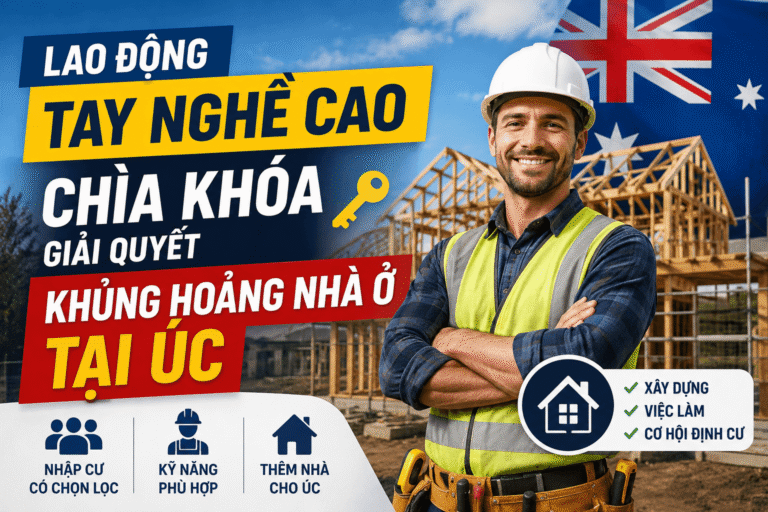 Lao động tay nghề cao có thể là chìa khóa giải quyết khủng hoảng nhà ở tại Úc