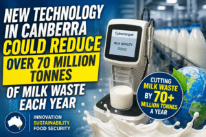 New Technology in Canberra Could Reduce Over 70 Million Tonnes of Milk Waste Each Year