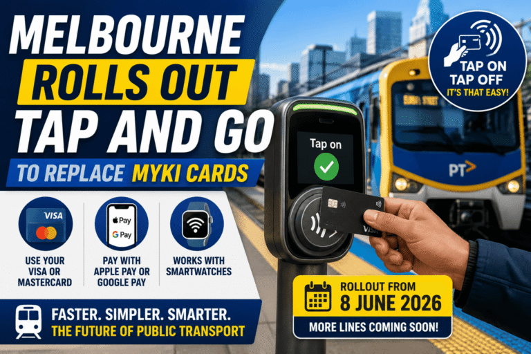 Melbourne rolls out Tap and Go to replace Myki cards