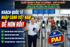 Việt Nam Thí Điểm Hệ Thống Cung Cấp Thông Tin Trước Chuyến Đi (PAI) Cho Khách Quốc Tế Nhập Cảnh