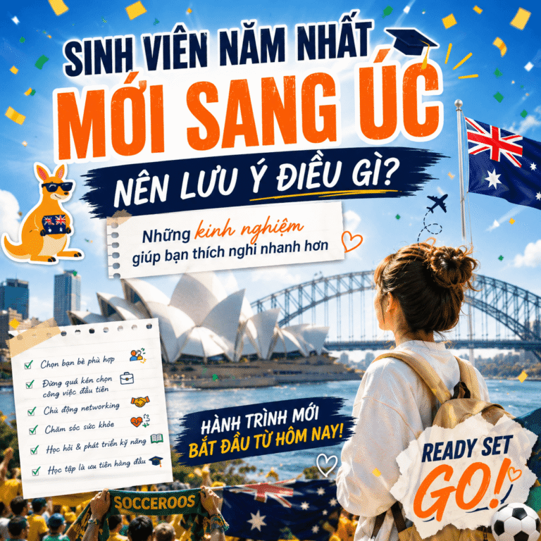 Sinh Viên Năm Nhất Mới Sang Úc Nên Lưu Ý Điều Gì? Những Kinh Nghiệm Giúp Bạn Thích Nghi Nhanh Hơn