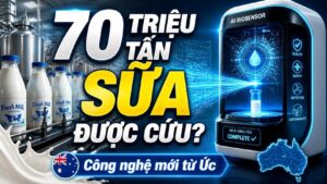 Công nghệ mới tại Canberra có thể giảm hơn 70 triệu tấn sữa bị lãng phí mỗi năm