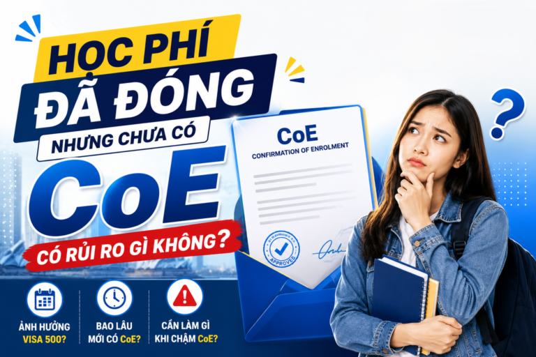 Có Phải Hồ Sơ Đang Gặp Vấn Đề ? Học Phí Đã Đóng Nhưng Chưa Có CoE