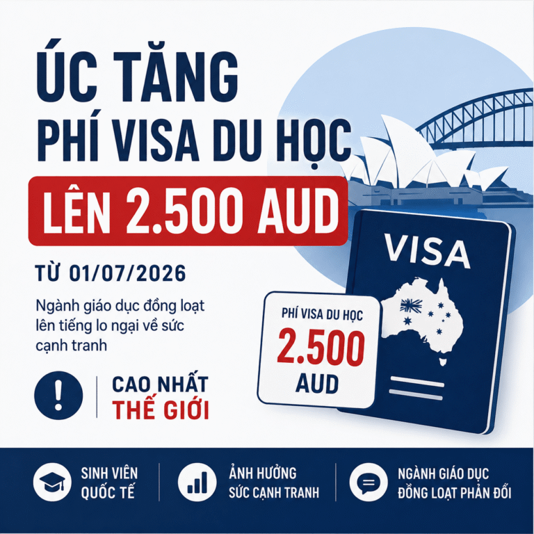 Australia Increases Student Visa Fee to AUD 2,500: Education Sector Voices Strong Concern