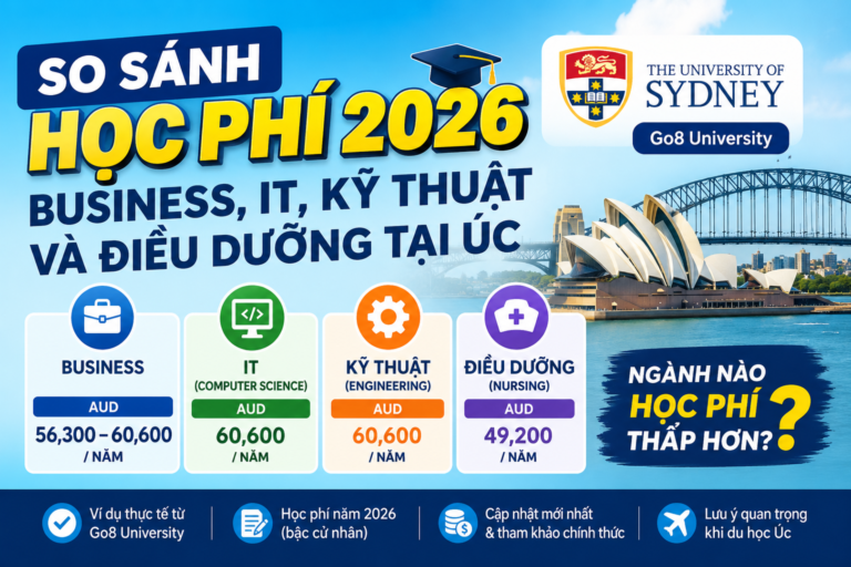 Comparing 2026 Tuition Fees for Business, IT, Engineering, and Nursing in Australia: University of Sydney Case Study