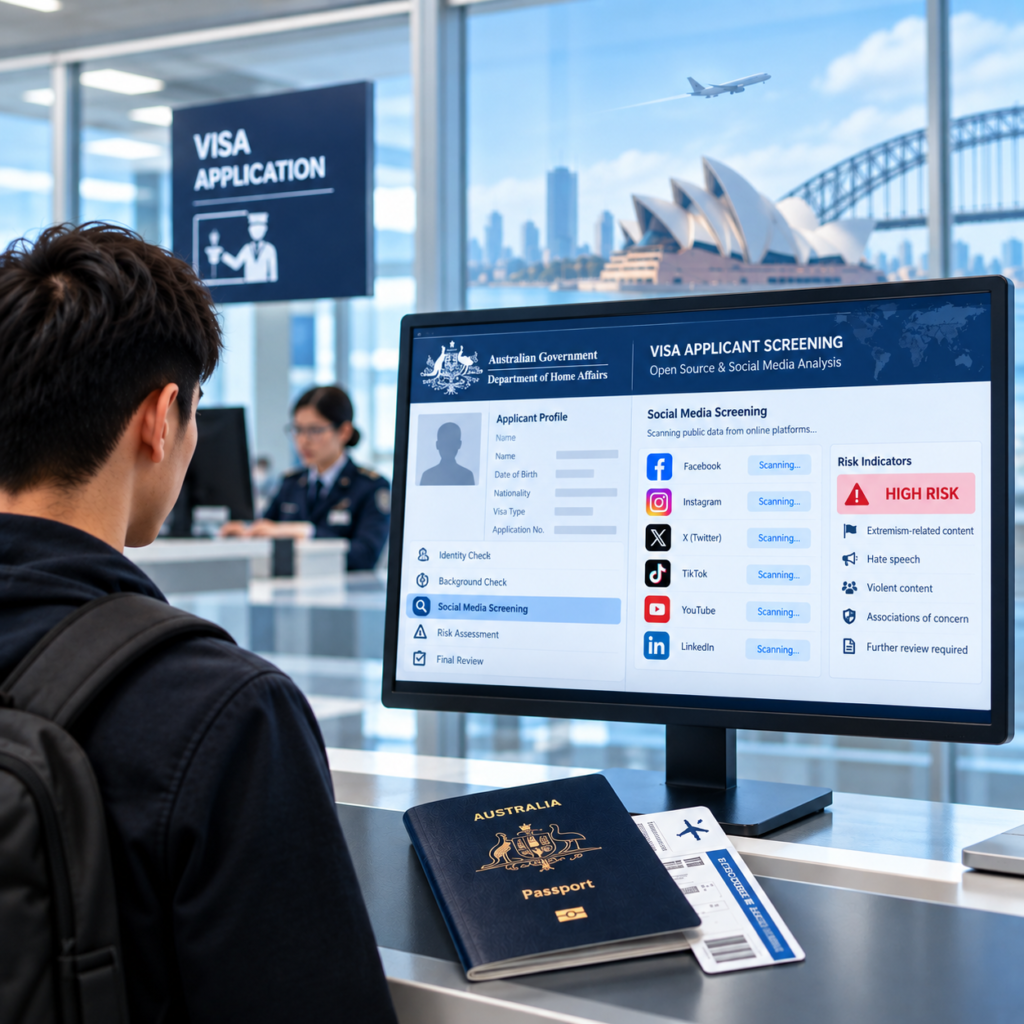 Úc Dùng Công Cụ Mới Cho Phép Quét Mạng Xã Hội Của Người Xin Visa