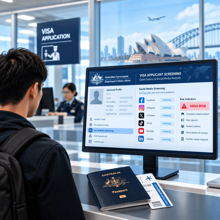 Úc Dùng Công Cụ Mới Cho Phép Quét Mạng Xã Hội Của Người Xin Visa