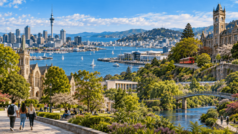 Du Học New Zealand Nên Chọn Thành Phố Nào? So Sánh 5 Thành Phố