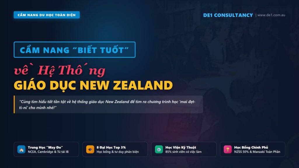 Cẩm Nang “Biết Tuốt” Về Hệ Thống Giáo Dục New Zealand: Từ Bậc Phổ Thông Đến Đại Học Hàng Đầu Thế Giới