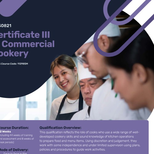 Certificate III in Commercial Cookery